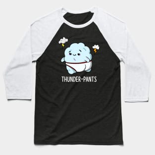 Thunderpants Cute Fart Cloud Pun Baseball T-Shirt